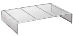 Office DepotĀ® Brand Mesh Monitor Stand, Silver