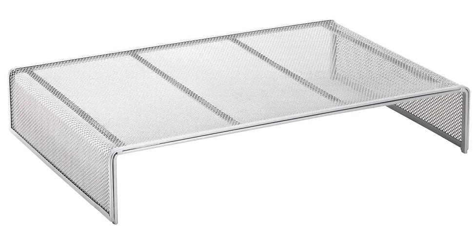 Office Depot® Brand Mesh Monitor Stand, Silver