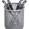 Office Depot® Brand Mesh Pencil Cup, Silver