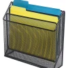 Office Depot® Brand Mesh 3-Tier Desk Organizer, Black