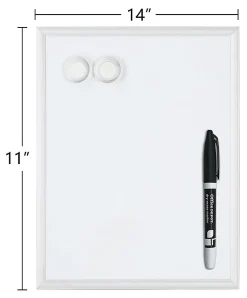 Office Depot® Brand Mini Magnetic Dry-Erase Whiteboard, 11