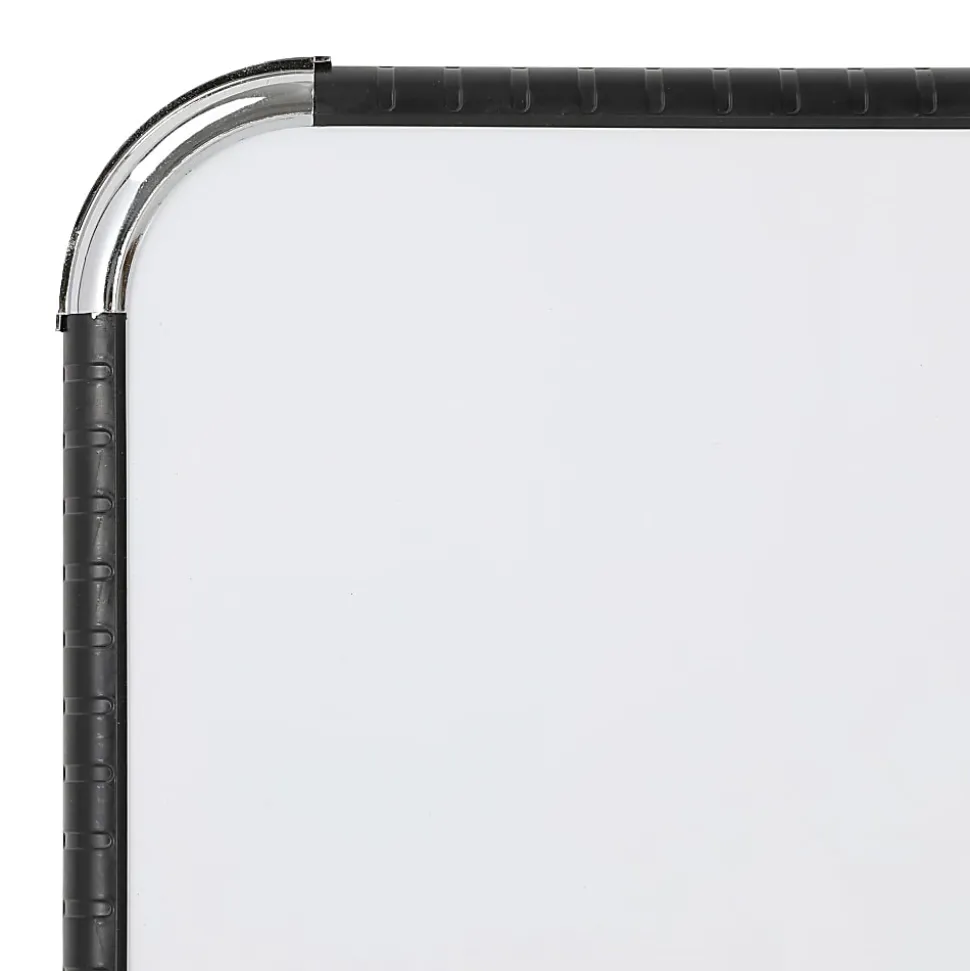 Office Depot® Brand Mini Magnetic Dry-Erase Whiteboard, 8-1/2" x 11", Plastic Frame With Black Finish