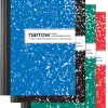 Office Depot® Brand Mini Marble Composition Books, 3-1/4" x 4-1/2", Narrow Ruled, 80 Sheets Per Book, Assorted Colors, Pack Of 4