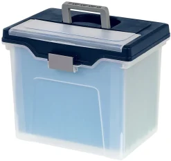 Office Depot® Brand Mobile File Box, Large, Letter Size, 11-5/8