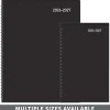 2026-2027 Office Depot® Brand 14-Month Weekly/Monthly Academic Planner, Vertical Format, 7-1/2" x 9", 30% Recycled, Black, July 2026 To August 2027