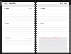 2026-2027 Office Depot® Brand 14-Month Weekly/Monthly Academic Planner, 5