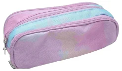 Office Depot® Brand Multi-Pocket Pencil Pouch, 3-1/2" x 7", Tie Dye