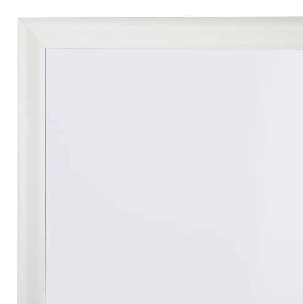 Office Depot® Brand Non-Magnetic Melamine Dry-Erase Whiteboard With Marker, 24" x 36", Aluminum Frame With Silver Finish