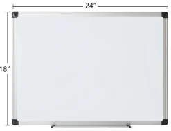 Office Depot® Brand Non-Magnetic Melamine Dry-Erase Whiteboard, 18