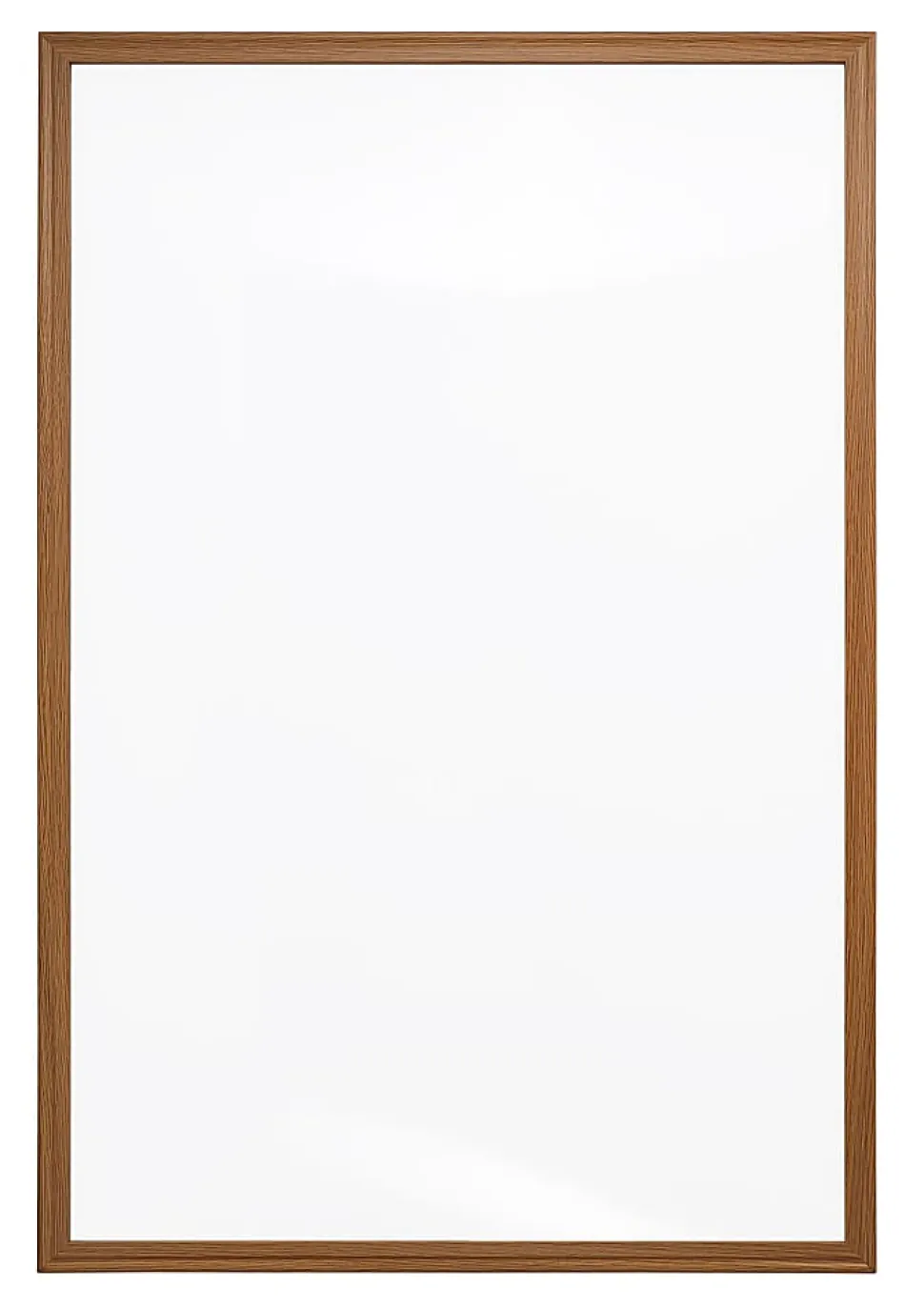 Office Depot® Brand Non-Magnetic Melamine Dry-Erase Whiteboard, 24" x 36", Wood Frame With Oak Finish