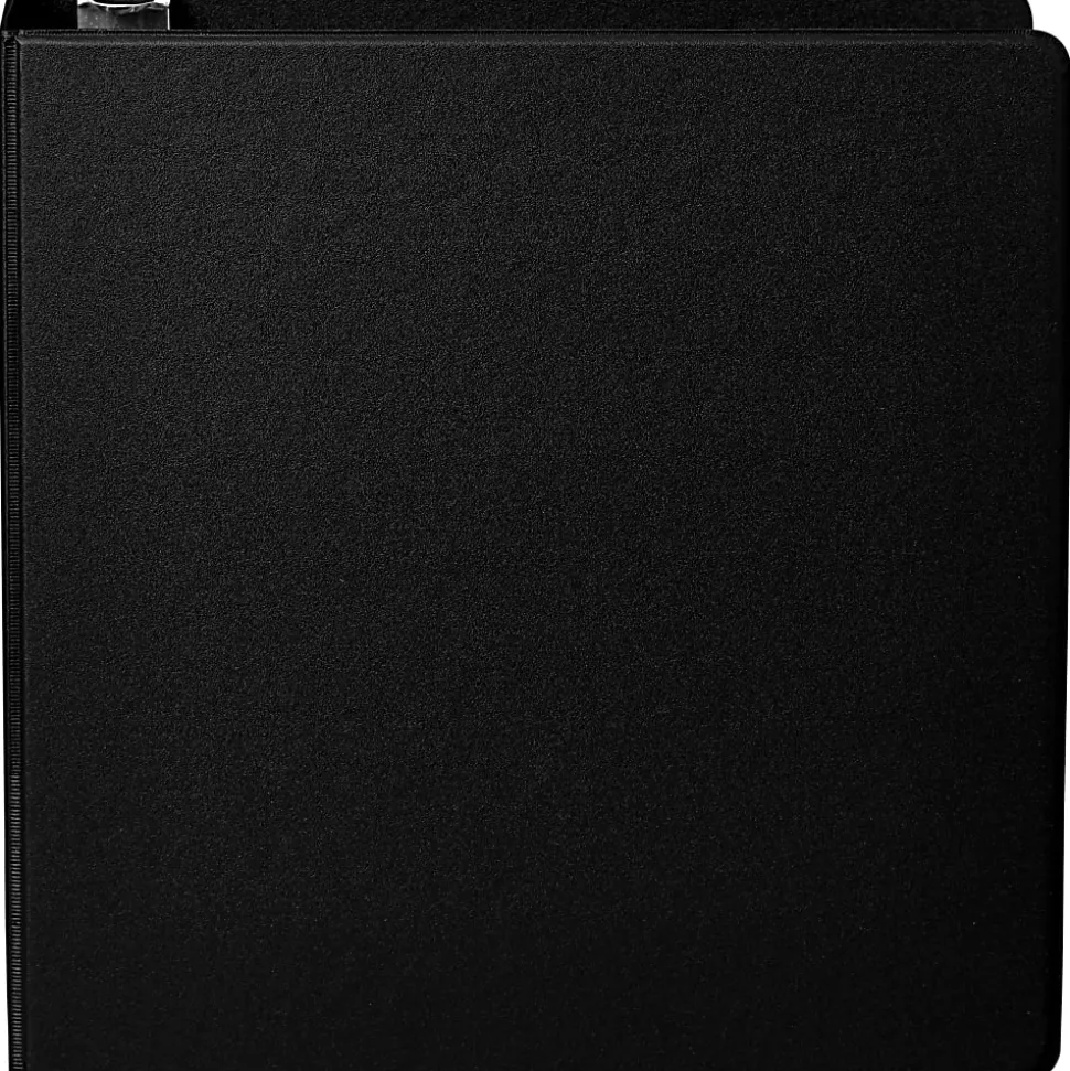 Office Depot® Brand Nonstick 3-Ring Binder, 2" Round Rings, Black