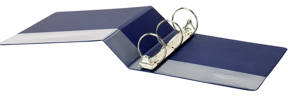 Office Depot® Brand Nonstick 3-Ring Binder, 3" Round Rings, Blue