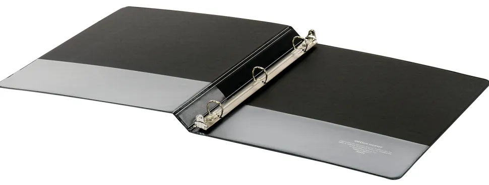 Office Depot® Brand Nonstick 3-Ring Binder, 1/2" Round Rings, Black