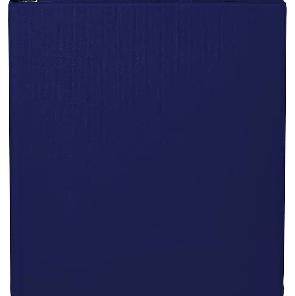 Office Depot® Brand Nonstick 3-Ring Binder, 1" Round Rings, Blue