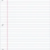 Office Depot® Brand Notebook Filler Paper, College-Ruled, 8 1/2" x 11", 3-Hole Punched, White, Pack Of 150 Sheets