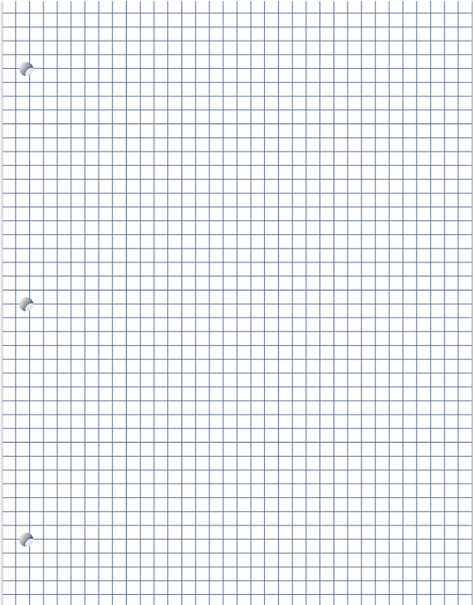 Office Depot® Brand Notebook Filler Paper, 8-1/2" x 11", Quadrille Ruled, White, Pack Of 500 Sheets