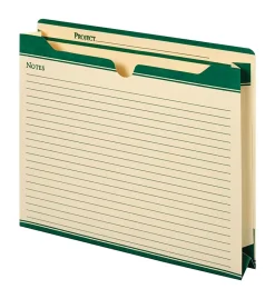 Office DepotĀ® Brand Notes Jackets, 2" Expansion, Letter Size, Assorted Colors, Pack Of 8 Jackets
