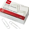 Office Depot® Brand Paper Clips, Jumbo, Silver, Pack Of 10 Boxes, 100 Clips Per Box, 1,000 Total