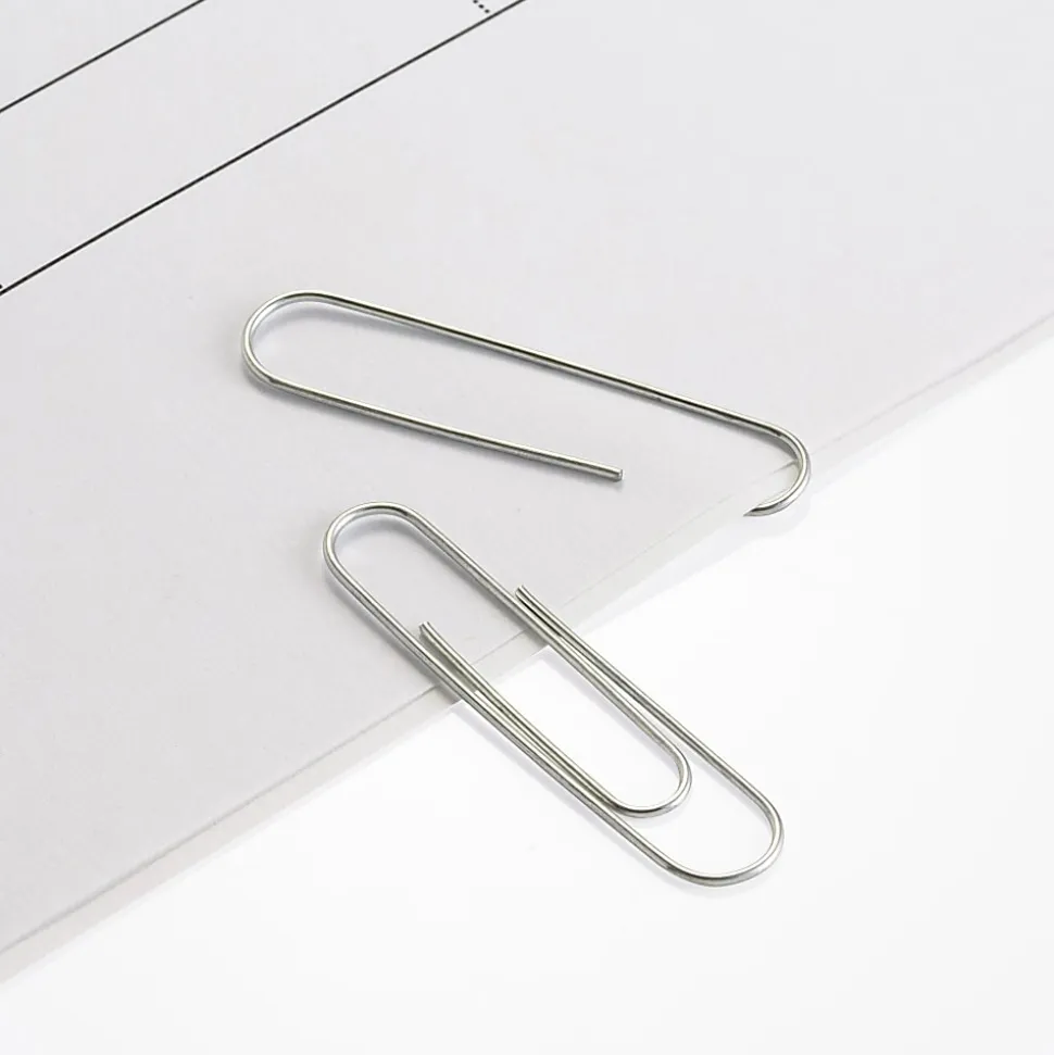 Office Depot® Brand Paper Clips, Jumbo, Silver, Pack Of 10 Boxes, 100 Clips Per Box, 1,000 Total