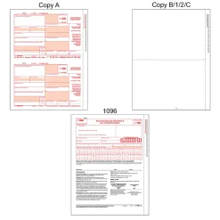 Office Depot® Brand 6-Part W-2/4-Part 1099 Laser Form Sets And Envelopes With LaserLink Software, 8-1/2