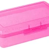 Office Depot® Brand Pencil Box, 2-1/4"H x 8"W x 4-3/4"D, Transparent Pink Glitter