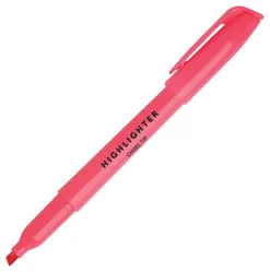 Office Depot® Brand Pen-Style Highlighters, 100% Recycled Plastic Barrel, Assorted Colors, Pack Of 12