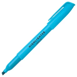Office Depot® Brand Pen-Style Highlighters, Chisel Point, 100% Recycled Plastic Barrel, Assorted Colors, Pack Of 6 Highlighters