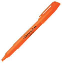 Office Depot® Brand Pen-Style Highlighters, Chisel Point, 100% Recycled Plastic Barrel, Assorted Colors, Pack Of 6 Highlighters