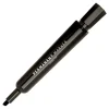 Office Depot® Brand Permanent Markers, Chisel Point, 100% Recycled Plastic Barrel, Black Ink, Pack Of 12