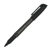 Office Depot® Brand Permanent Markers, Fine Point, 100% Recycled Plastic Barrel, Black Ink, Pack Of 36