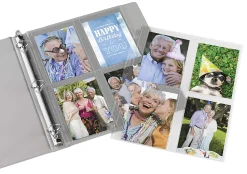 Office DepotĀ® Brand Photo Binder Pages, 3-1/2" x 5", Clear, Pack Of 10