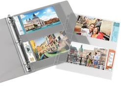 Office DepotĀ® Brand Photo Binder Pages, 4" x 6", Clear, Pack Of 10
