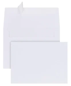Office Depot® Brand Photo Envelopes, 4” x 6”, Clean Seal, White, Box Of 50