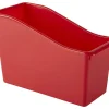 Office Depot® Brand Plastic Book Bin, 7-1/2”H x 11-1/2”W x 5-1/2”D, Assorted Colors