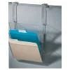 Office Depot® Brand Plastic Letter-Size Hanging 3-Pocket Wall File, 8-1/2" x 13-3/8" x 8-1/2", Clear