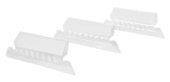 Office DepotĀ® Brand Plastic Tabs, 2", 1/5 Cut, Clear, Pack of 25