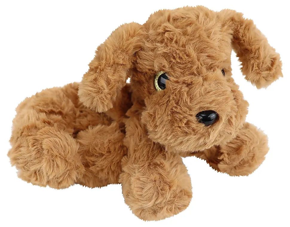 Office Depot® Brand Plush Animal Pencil Pouch, 4" x 11", Brown Dog, PM18355N