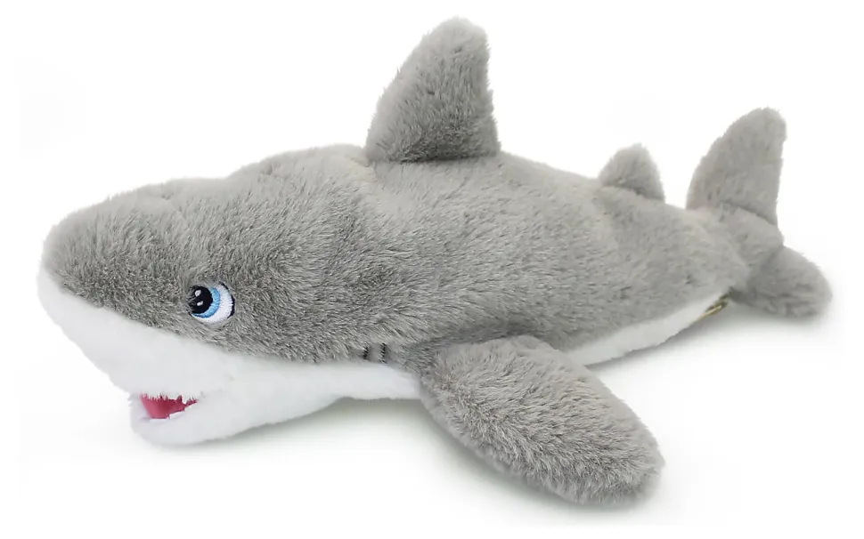 Office Depot® Brand Plush Animal Pencil Pouch, 4" x 11", Shark