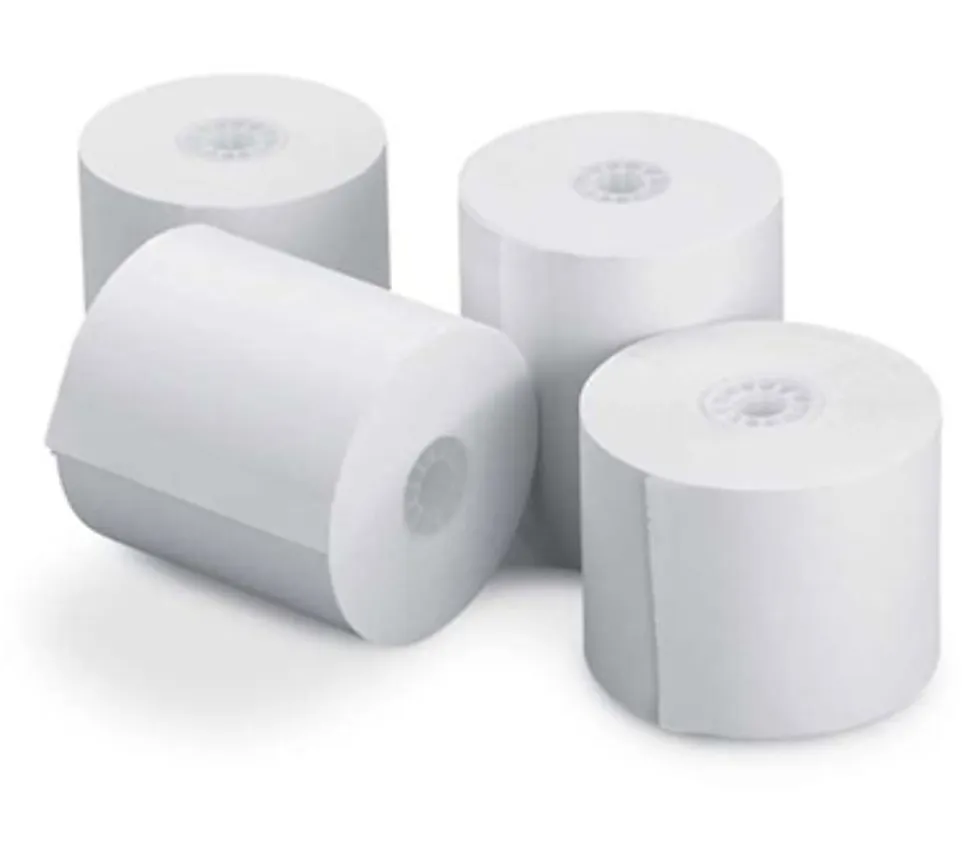 Office Depot® Brand 1-Ply Bond Paper Roll, 2-1/4" x 150’, White, Pack of 12