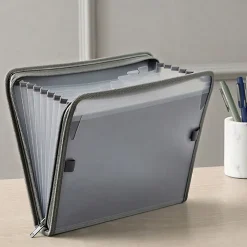 Office Depot Brand 13-Pocket Expanding File, Legal Size, Urban Fog