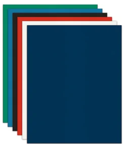 Office Depot® Brand 2-Pocket Paper Folders, Assorted, Pack of 24