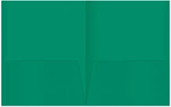 Office DepotĀ® Brand 2-Pocket Paper Folders, Green, Pack Of 25