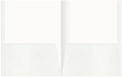 Office Depot® Brand 2-Pocket Paper Folders, Off-White, Pack of 25