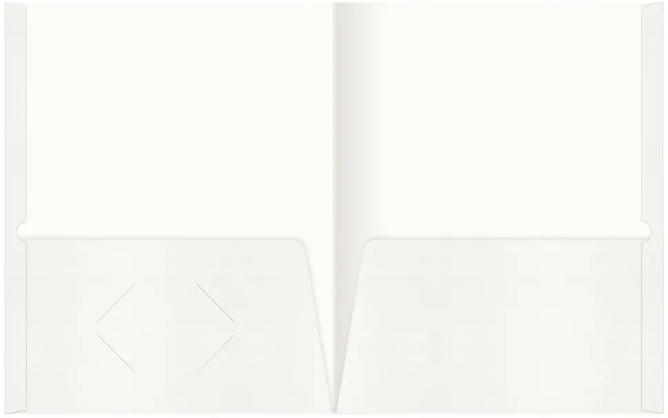 Office Depot® Brand 2-Pocket Paper Folders, Off-White, Pack of 25
