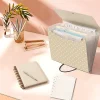 Office Depot® Brand 13-Pocket Poly Expanding File, Letter Size, Warm Beige/Quiet Dots