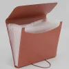Office Depot® Brand 13-Pocket Poly Expanding File, Letter Size, Terra Pop