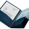 Office Depot® Brand 13-Pocket Poly Expanding File, Letter Size, Midnight Blue/Stripes