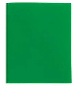 Office DepotĀ® Brand 2-Pocket School-Grade Poly Folders With Prongs, 8-1/2" x 11", Assorted Colors, Pack Of 48