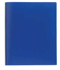 Office Depot® Brand 2-Pocket School-Grade Poly Folders With Prongs, 8-1/2