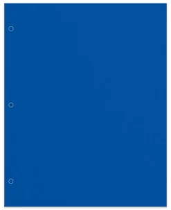 Office Depot® Brand 2-Pocket School-Grade Paper Folder, Letter Size, Blue
